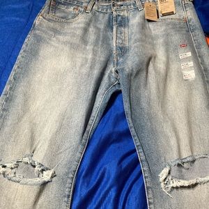 Brand new with tags Levi denim jeans 501 originals stretch fit boot cut